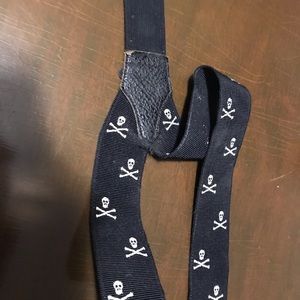 Thurston of London suspenders skull and bones